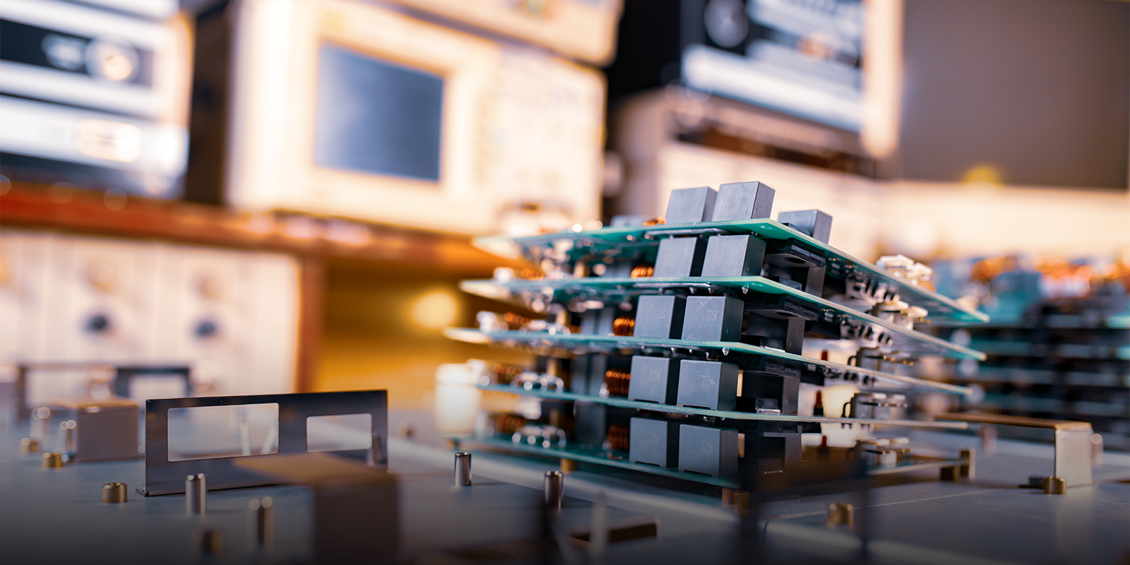 Moderne Gebäudetechnik und Infrastruktur-Systeme im Einsatz