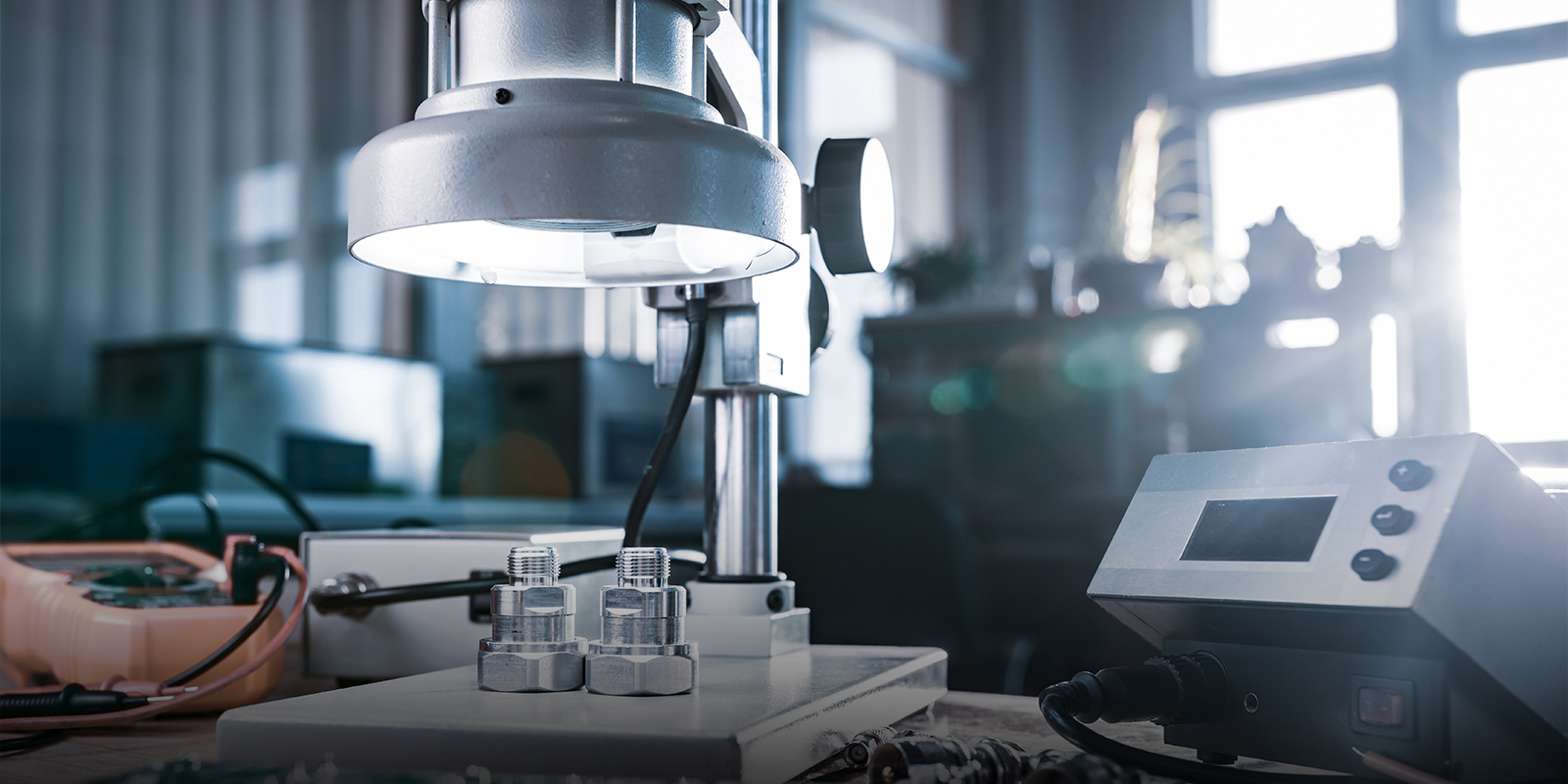 Materialprüfung im Labor oder in der Produktion